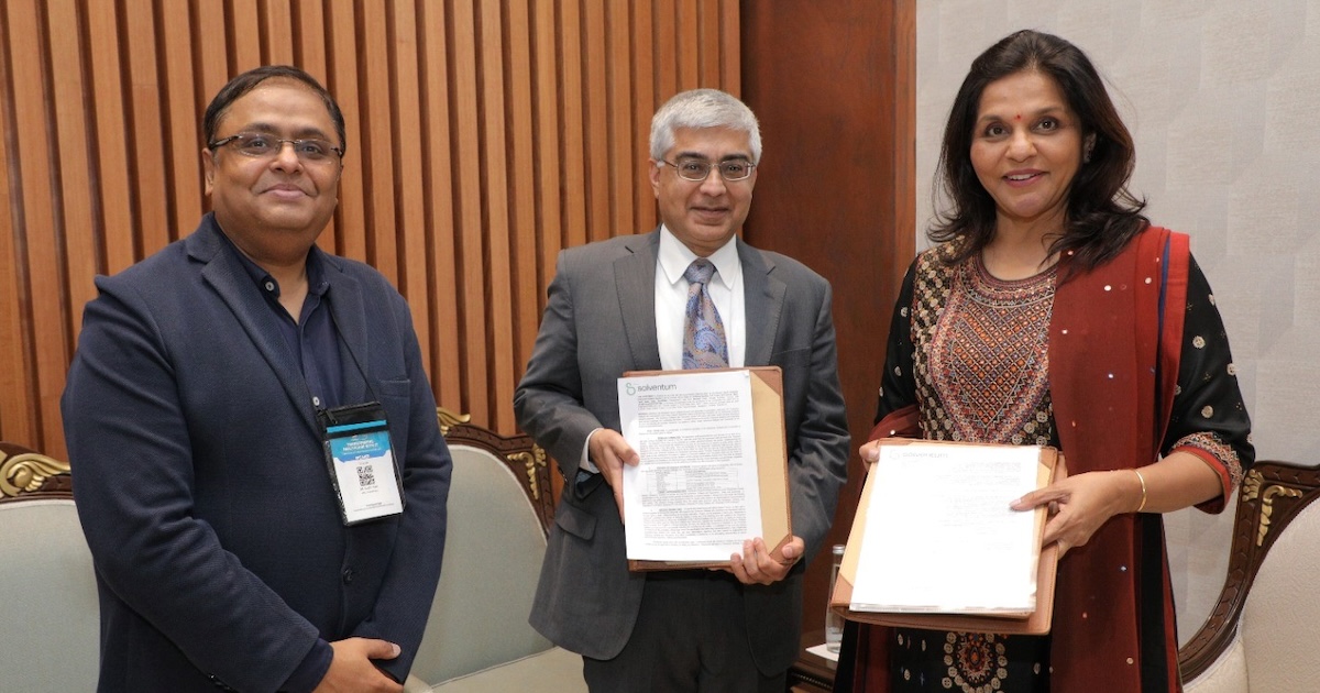 Dr. Sujoy Kar, Chief Medical Information Officer, Vice President, Apollo Hospitals; Dr Sandeep Wadhwa, Global Chief Medical Officer, Health Information Systems, Solventum; and Dr Sangita Reddy, Joint Managing Director, Apollo Hospitals Dr. Sujoy Kar, Chief Medical Information Officer, Vice President, Apollo Hospitals; Dr Sandeep Wadhwa, Global Chief Medical Officer, Health Information Systems, Solventum; and Dr Sangita Reddy, Joint Managing Director, Apollo Hospitals