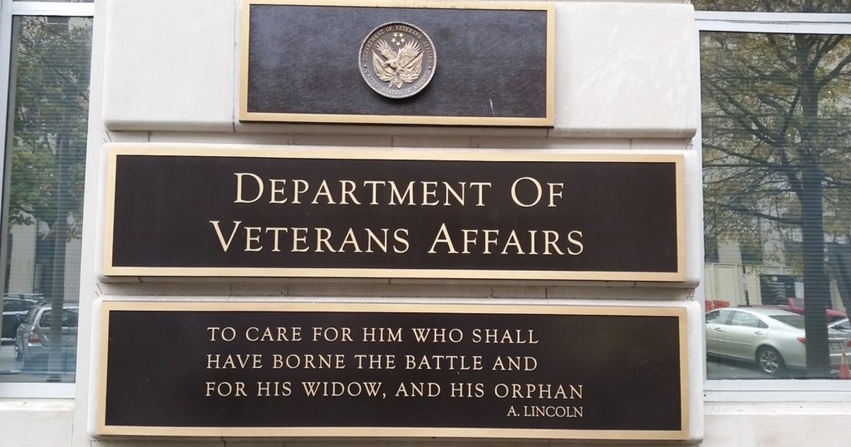 VA signage on building VA signage on building