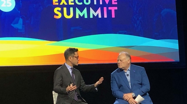 HIMSS President and CEO Hal Wolf and Pierre Le Manh, president and CEO of PMI