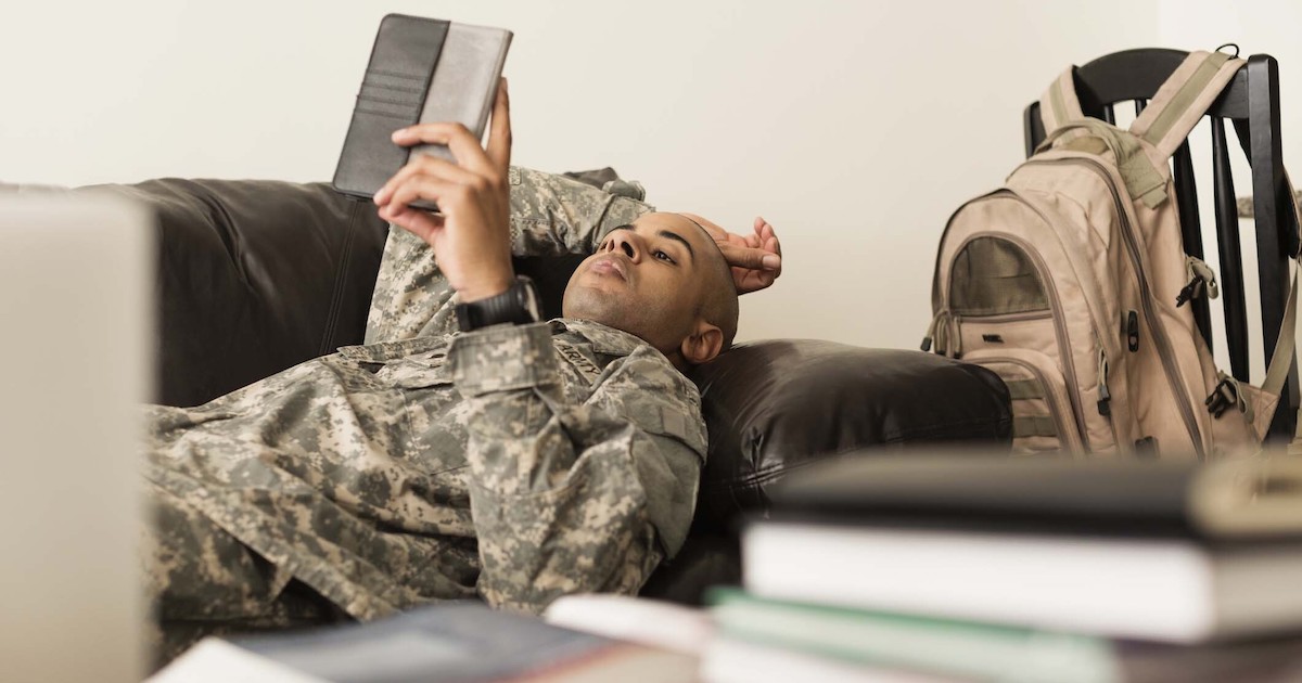 soldier on tablet soldier on tablet