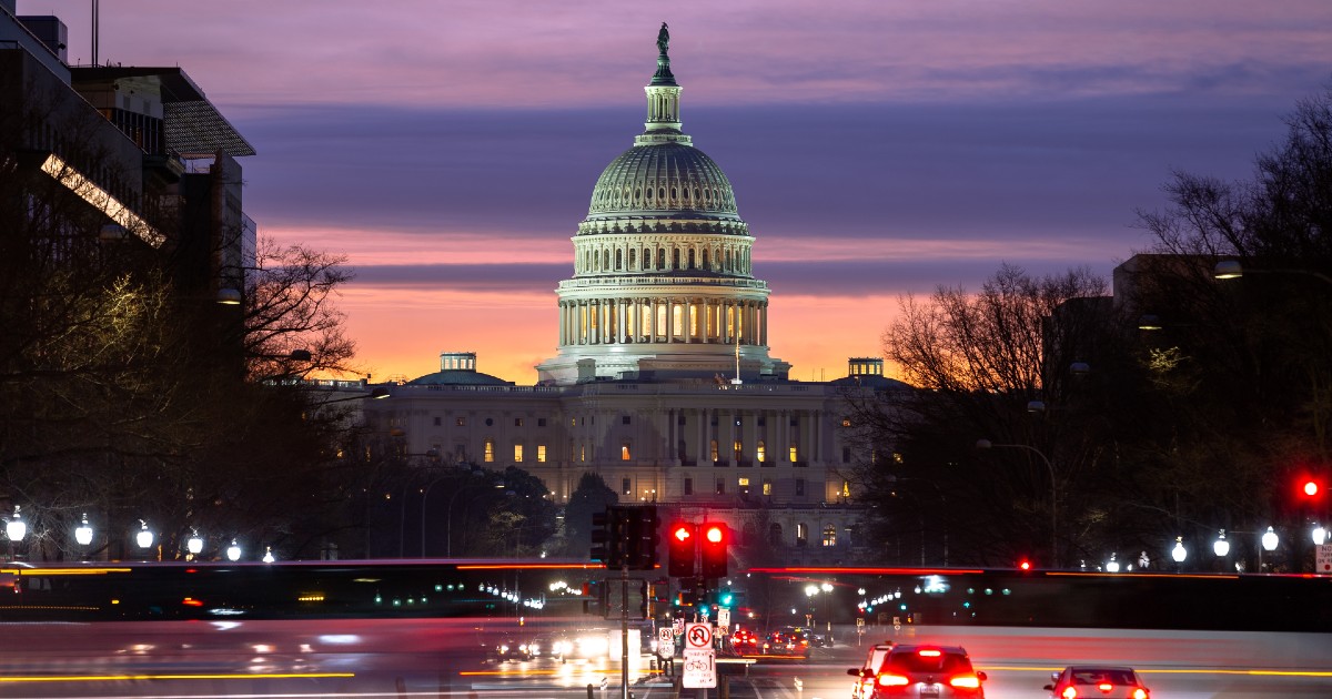 The United States Capitol at night The United States Capitol at night