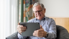 Person using tablet