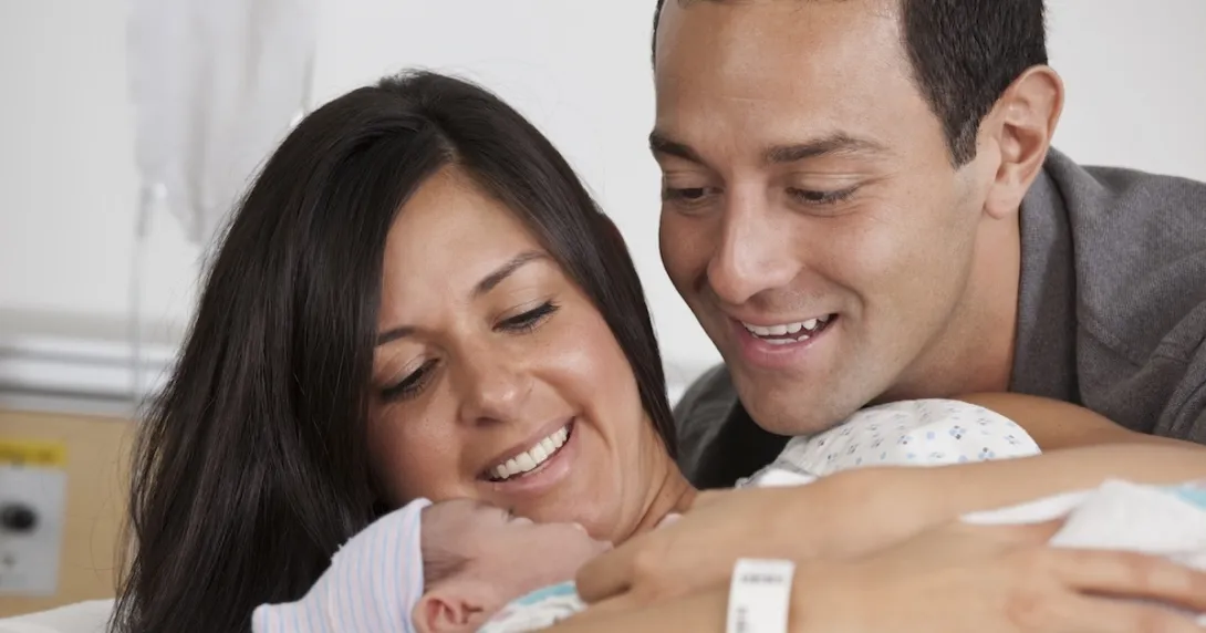 Parents with child